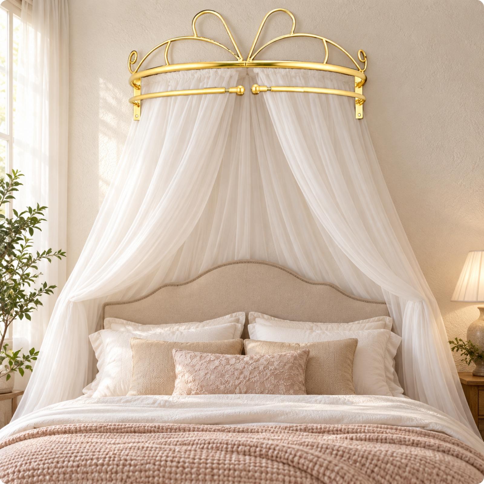 Canopy Bed Frame Metal Queen - Cadre de rideau de lit en