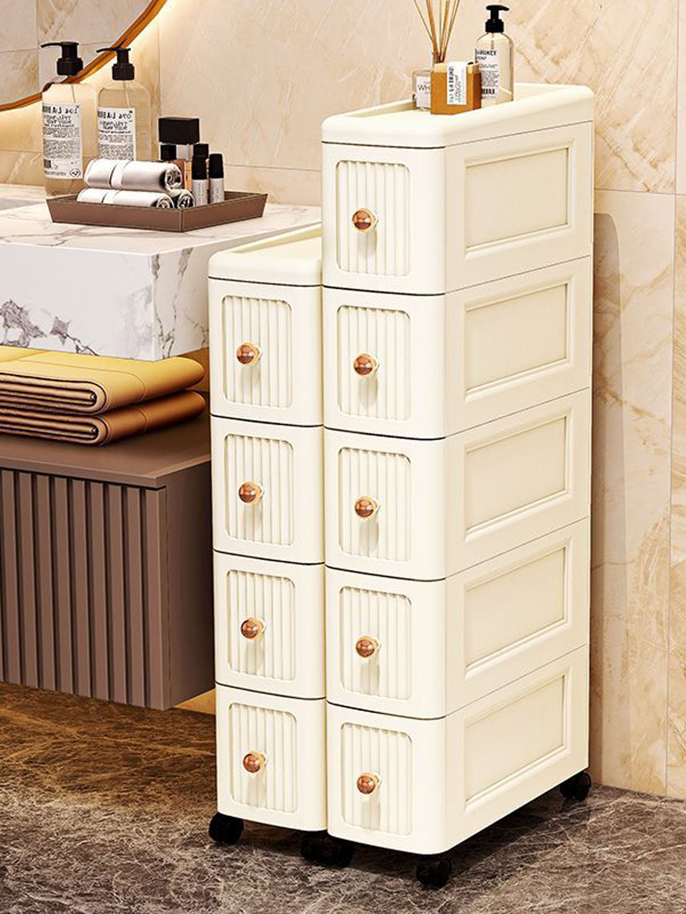 Storage - Armoire de rangement à espaces étroits