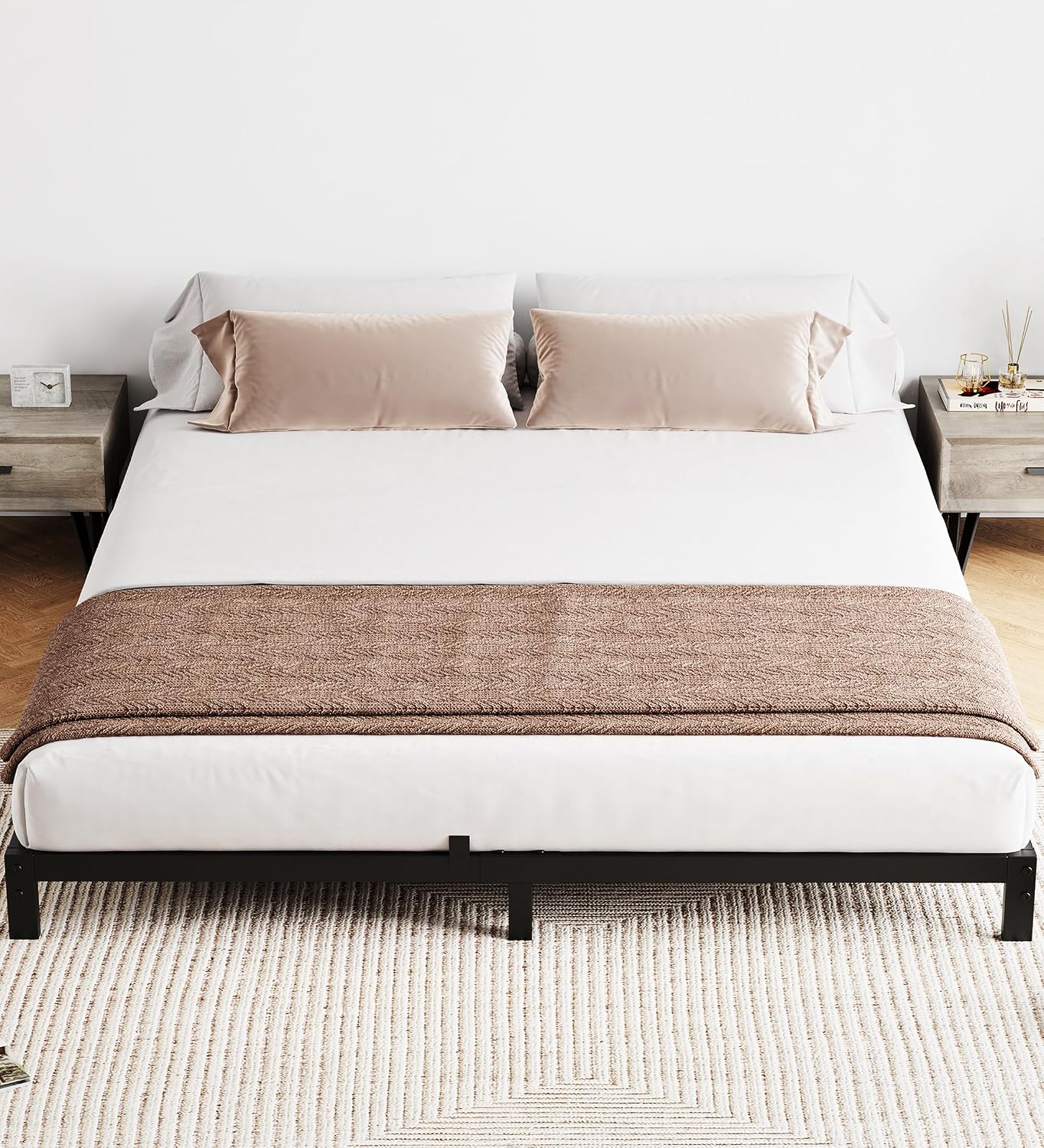 Canopy Bed Frame Metal Queen - Cadre de lit Queen en métal