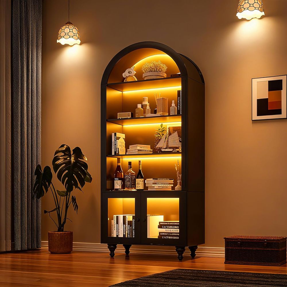 Storage - Vitrine de rangement en bois à