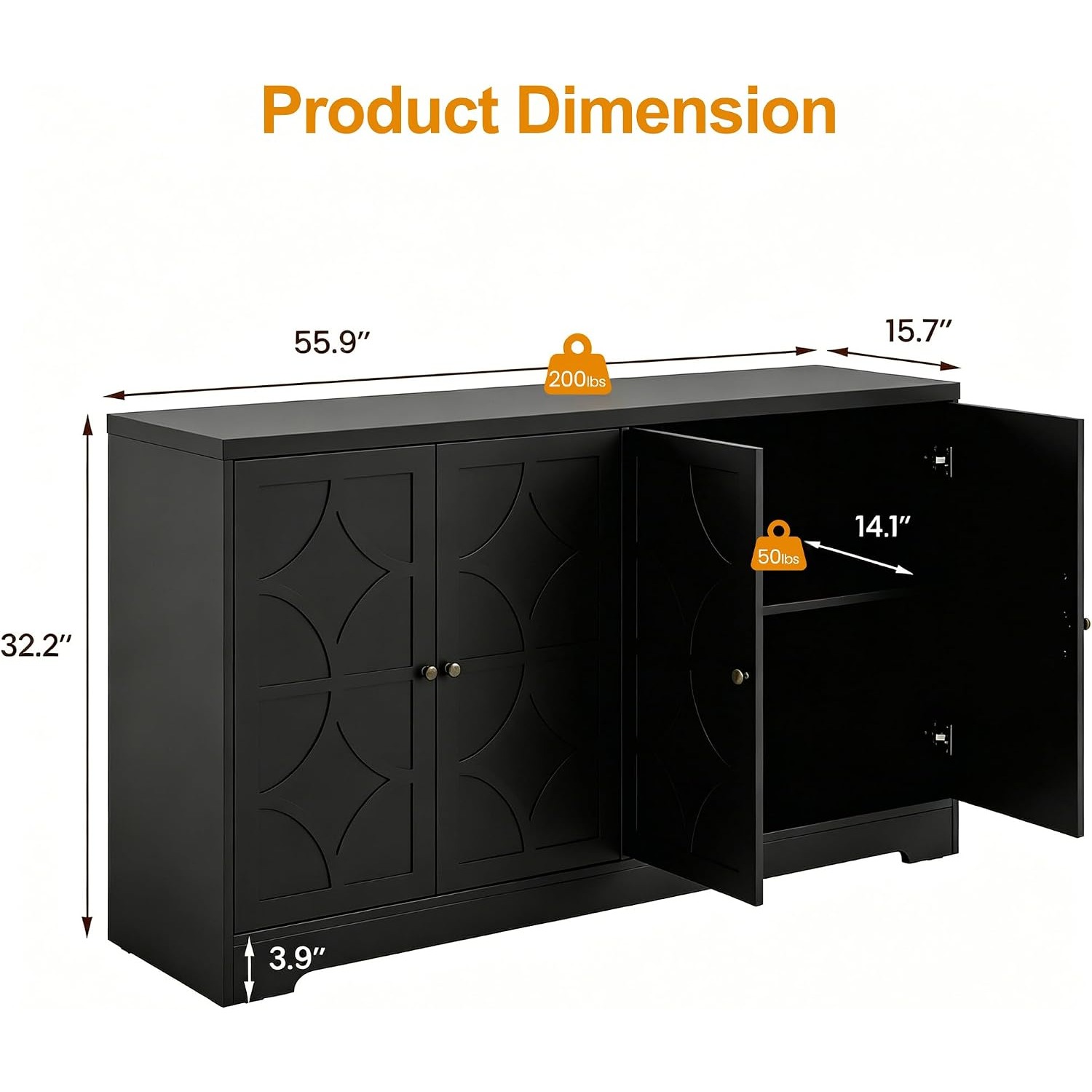 Buffet avec rangements, buffet - Storage avis et prix