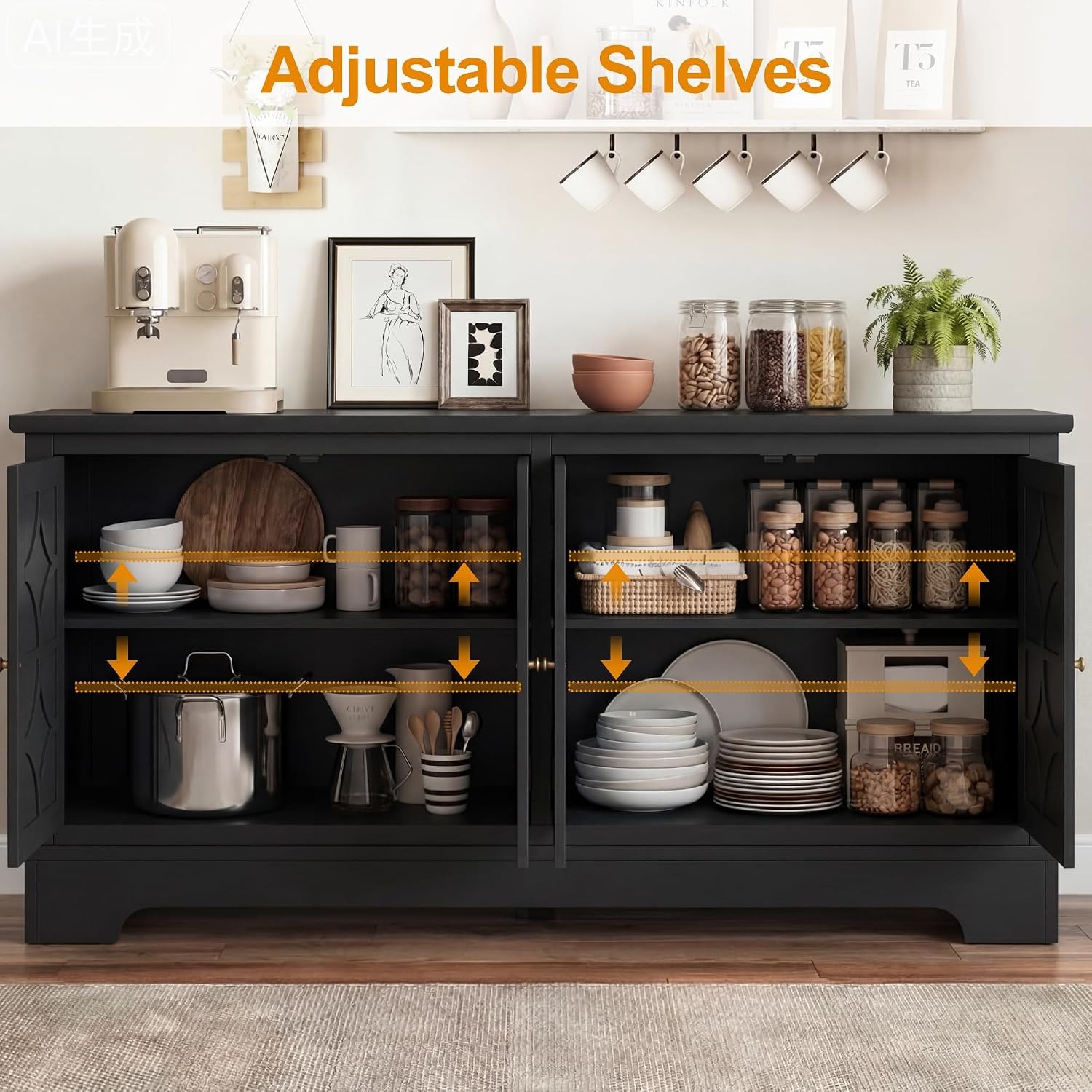 Buffet avec rangements, buffet - Storage avis et prix
