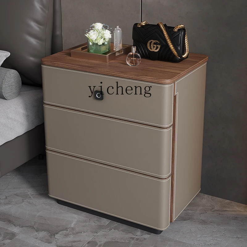 Coffre-fort de chevet en cuir  - Storage avis et prix