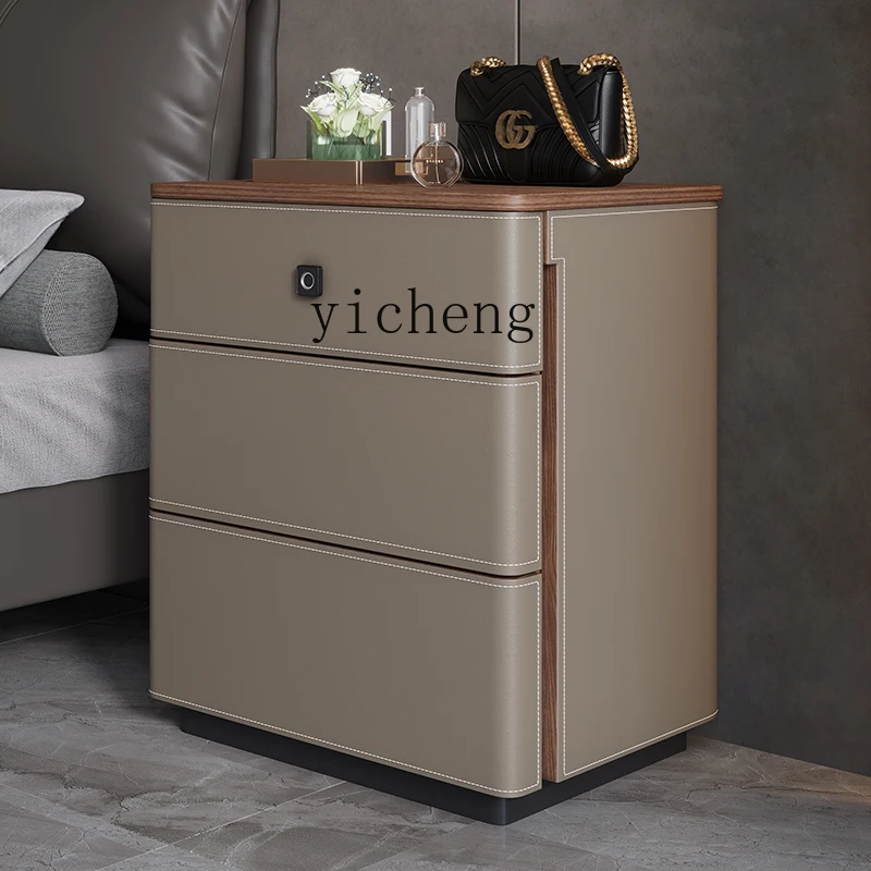 Coffre-fort de chevet en cuir  - Storage avis et prix