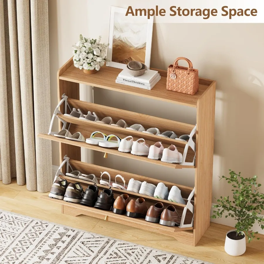 Armoire de rangement pour chau - Shoe Rack Cabinet Narrow Entryway avis et prix