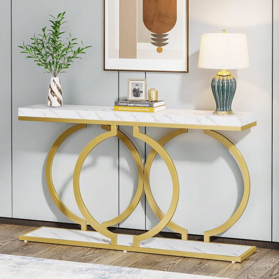 Table console moderne dorée en - Sofas avis et prix