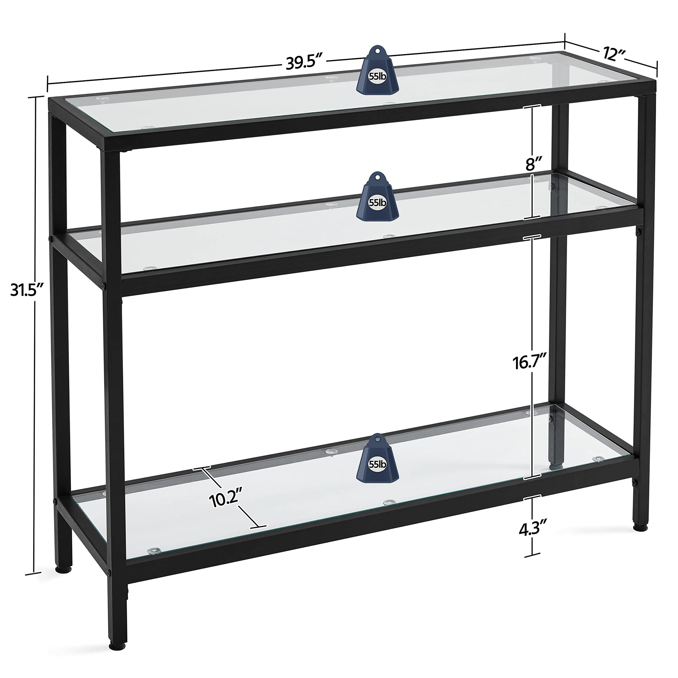 Table console, cadre en métal  - Sofas avis et prix
