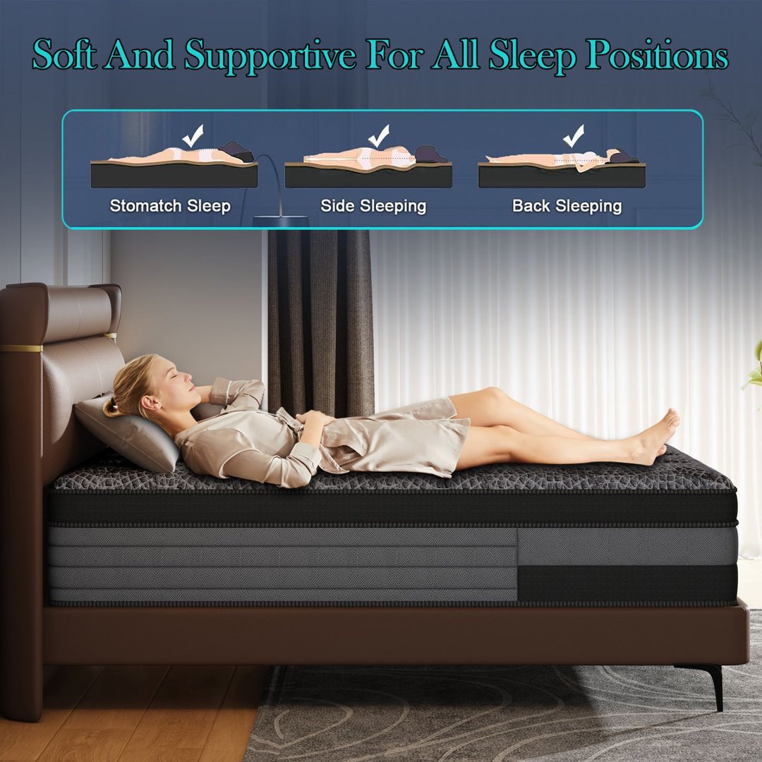 Matelas en mousse à mémoire de - Memory Foam Mattress In A Box Queen avis et prix