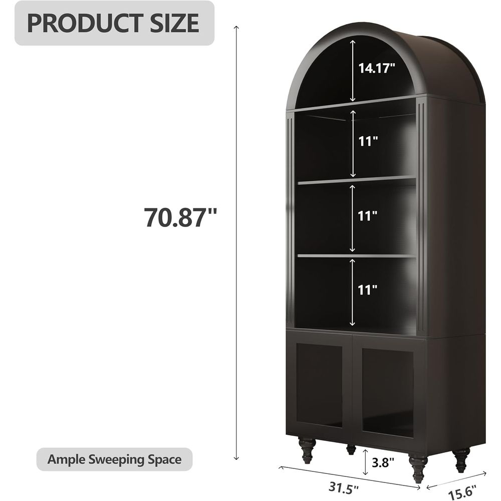 Vitrine de rangement en bois à - Storage avis et prix
