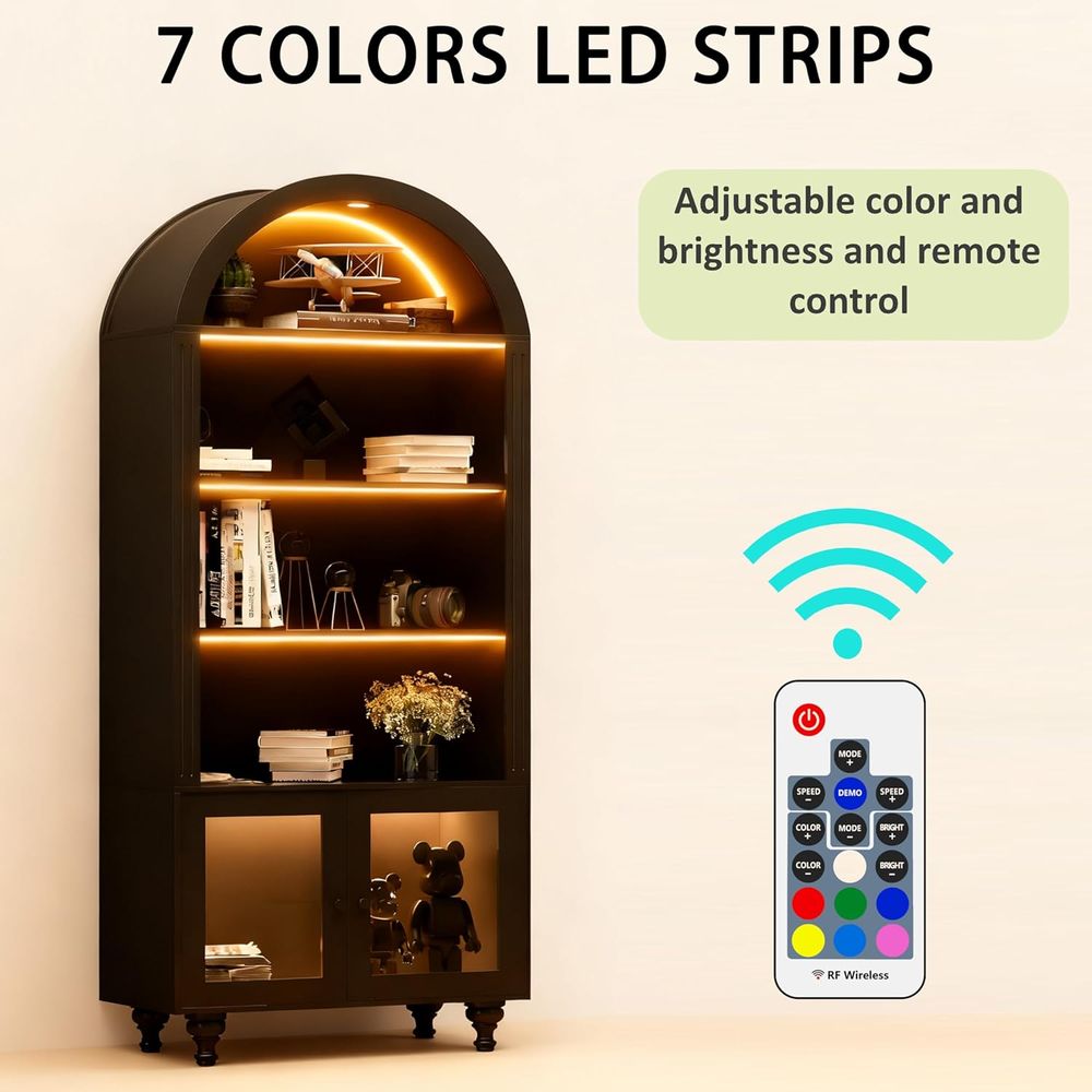 Vitrine de rangement en bois à - Storage avis et prix