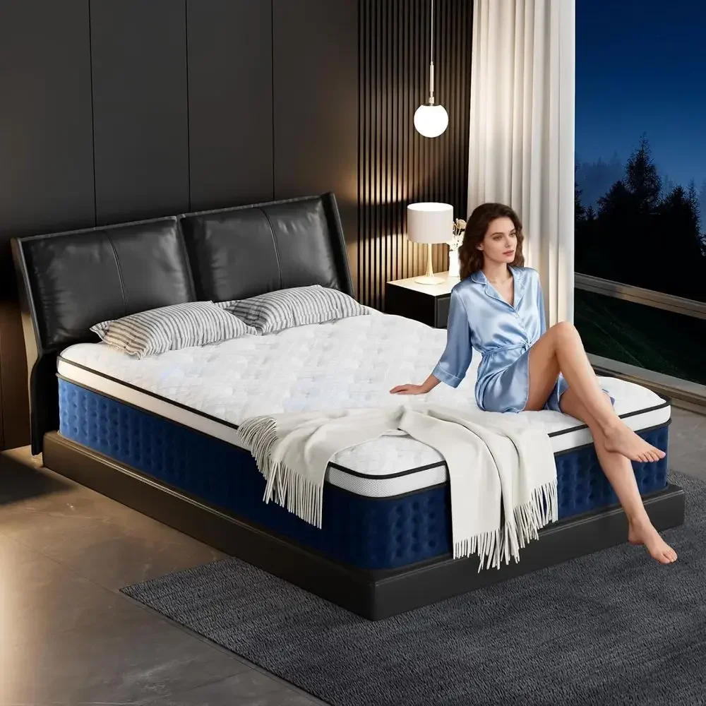 Matelas hybride de 12 pouces,  - Memory Foam Mattress In A Box Queen avis et prix